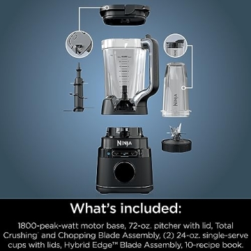 Ninja Total Crushing Blender Pro for Smoothies and More