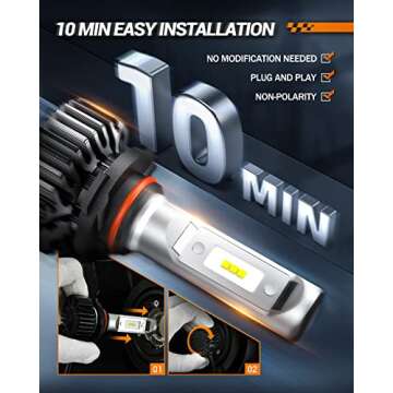 SEALIGHT 9005/9006 Fog Lights Combo - Superior Brightness & Lifespan