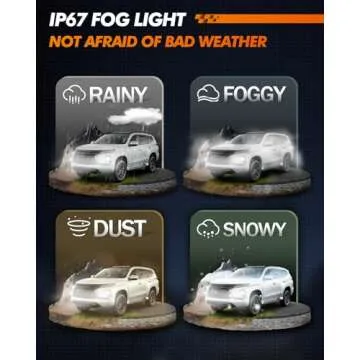 SEALIGHT 9005/9006 Fog Lights Combo - Superior Brightness & Lifespan