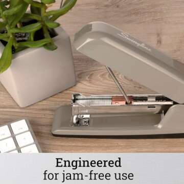 Swingline Stapler, 30 Sheet Capacity, 747 Business Stapler, Jam Free, Metal, Steel Gray (74759)