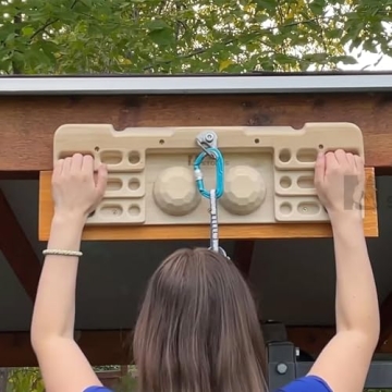 TWO STONES Wooden Hangboard for Climbing Strength Training