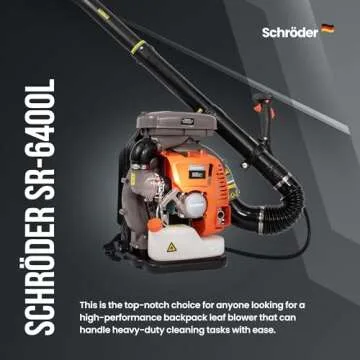 Schröder SR-6400L Backpack Blower - Lightweight Power for Yard Work