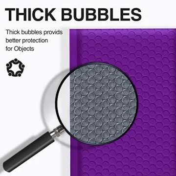 UCGOU Bubble Mailers 8.5x12 Inch Purple 25 Pack Usable Size 8.5x11 Poly Padded Envelopes #2 Medium Mailing Opaque Packaging Postal Self Seal Waterproof Boutique Shipping Bags for Clothes Makeup