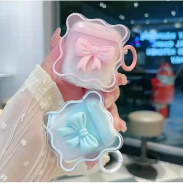 Cute Bow AirPods Case for 1st & 2nd Gen - Stylish Pink Case
