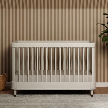 NAMESAKE Tanner Crib 3-in-1 in Warm White - Safe & Modern