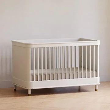 NAMESAKE Tanner Crib 3-in-1 in Warm White - Safe & Modern