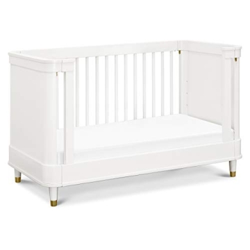 NAMESAKE Tanner Crib 3-in-1 in Warm White - Safe & Modern