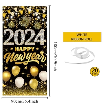 Happy New Year Banner 2024 for Festive Celebrations