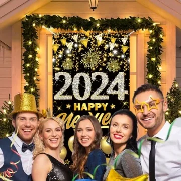 Happy New Year Banner 2024 for Festive Celebrations