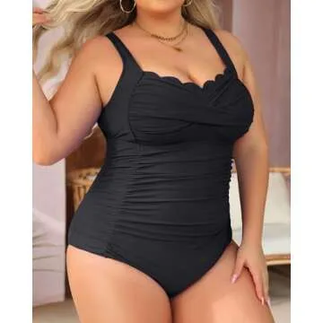 Aqua Eve Plus Size Tummy Control Swimwear for Women