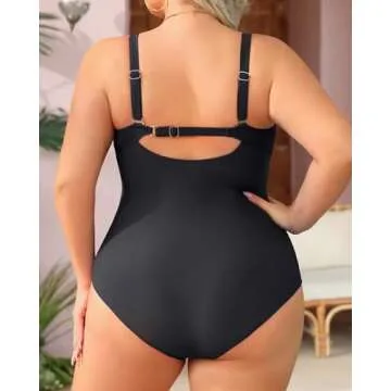 Aqua Eve Plus Size Tummy Control Swimwear for Women