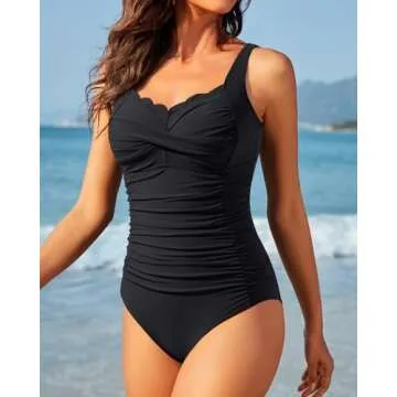 Aqua Eve Plus Size Tummy Control Swimwear for Women