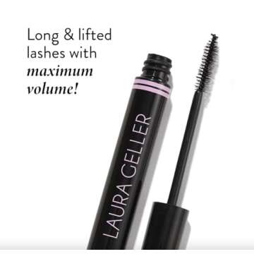 Laura Geller Glam Lash Volumizing Mascara, Black .32 fl oz