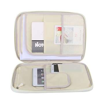 Stylish Document Bag for Professionals and Students - Purple