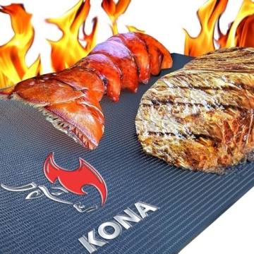 Kona XL Grill Mat Premium Non-Stick 25x17 for BBQ