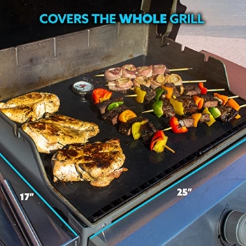 Kona XL Grill Mat Premium Non-Stick 25x17 for BBQ