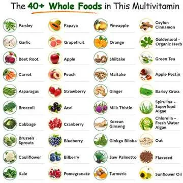 Whole Food Multivitamin for Men - Natural & Vegan Friendly