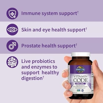 Premium Garden of Life Zinc Supplements for Immune Health