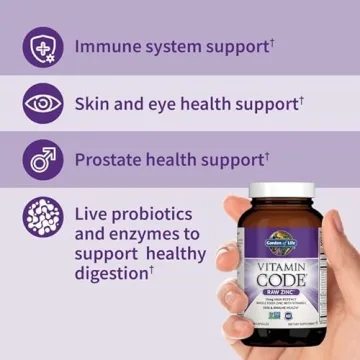 Premium Garden of Life Zinc Supplements for Immune Health