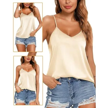 VIDUSSA Satin Cami Top 3 Pack for Women - Stylish Essentials