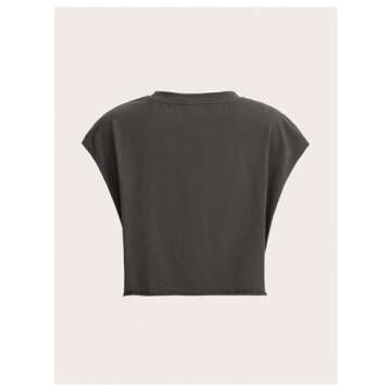 SOLY HUX Women's Y2k Vintage Graphic Short Sleeve Tee Tops Crew Neck Crop Tops for Summer Going Out ...