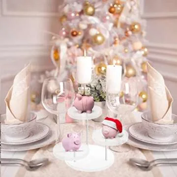 inheming Mini Acrylic Display Riser for Collectibles