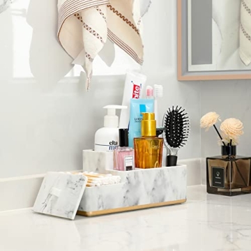 Aimou Bathroom Countertop Organizer – Stylish Toothbrush Holder