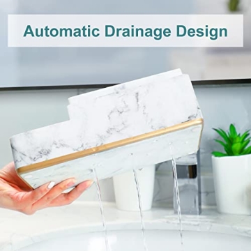 Aimou Bathroom Countertop Organizer – Stylish Toothbrush Holder