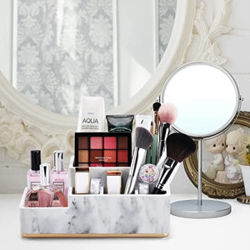 Aimou Bathroom Countertop Organizer – Stylish Toothbrush Holder