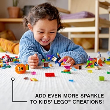 LEGO Classic Creative Transparent Bricks Set for Kids