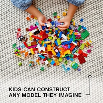 LEGO Classic Creative Transparent Bricks Set for Kids