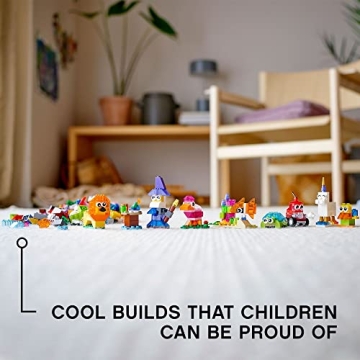 LEGO Classic Creative Transparent Bricks Set for Kids