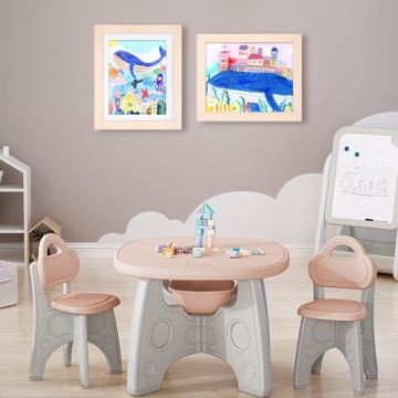 KINLINK Kids Art Frames Set of 2 - Display & Store Up to 150 Pieces