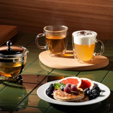 Bodum Double Wall Insulated Glass Mug Set - 10oz