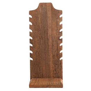 MOOCA Wooden Necklace Display Stand for Versatile Jewelry