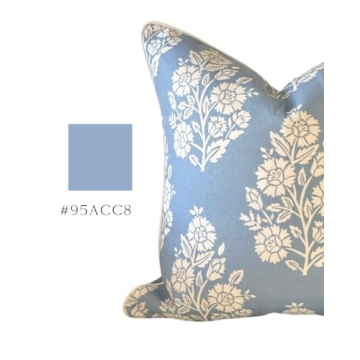 Grandmillennial Style Pillow Cover - 20" x 20"