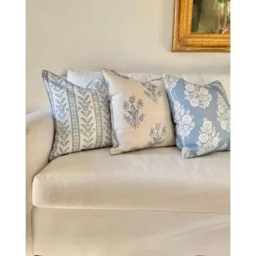 Grandmillennial Style Pillow Cover - 20" x 20"