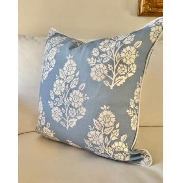 Grandmillennial Style Pillow Cover - 20" x 20"