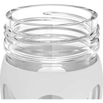 Lifefactory 22-Ounce Glass Water Bottle with Cap