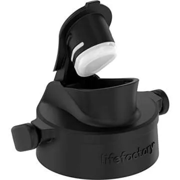 Lifefactory 22-Ounce Glass Water Bottle with Cap