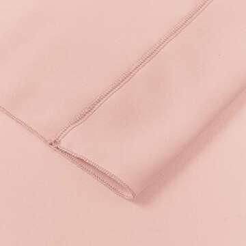 AK TRADING CO. 10 feet x 10 feet IFR Polyester Backdrop Drapes Curtains Panels with Rod Pockets - Wedding Ceremony Party Home Window Decorations - Blush Pink