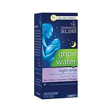 Mommy's Bliss Natural Gripe Water Night Time Relief for Babies - 4 Fl Oz