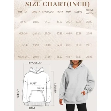 EFAN Oversized Fleece Hoodies for Women - Stylish Comfort