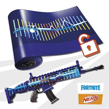 NERF Fortnite Blue Shock Blaster for Thrilling Battles