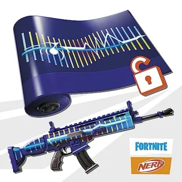 NERF Fortnite Blue Shock Blaster for Thrilling Battles