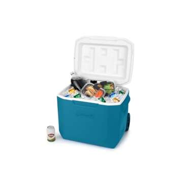 Coleman Cooler—Chiller 60 Quart Cooler with Wheels