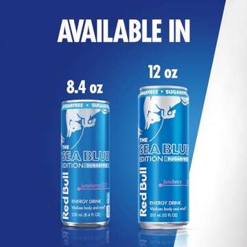Red Bull Sea Blue Edition Sugar Free Energy Drink