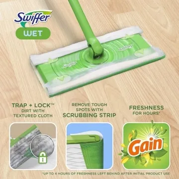 Swiffer Sweeper Wet Mop Pads Gain Scent 24 Count