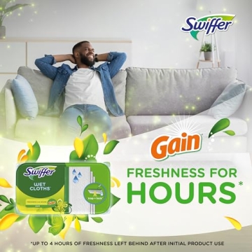 Swiffer Sweeper Wet Mop Pads Gain Scent 24 Count