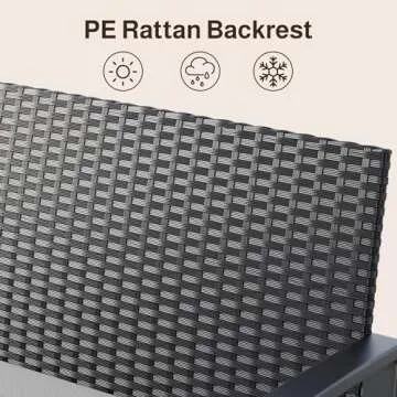 Ahomly Outdoor Wicker Patio Furniture Set for Relaxation